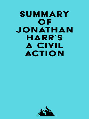 cover image of Summary of Jonathan Harr's a Civil Action
